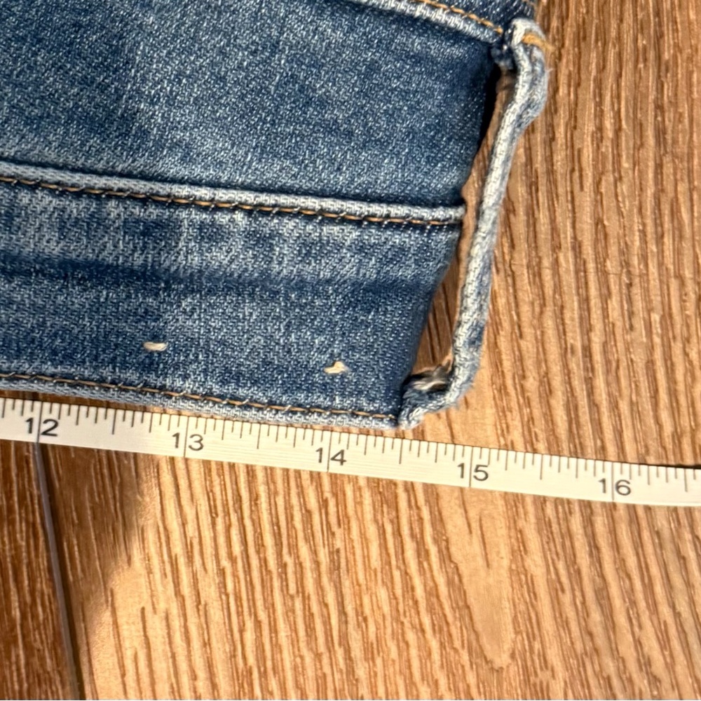 Madewell 9” Mid-Rise Skinny Crop Jeans Button Fly Size 28 - Picture 7 of 8